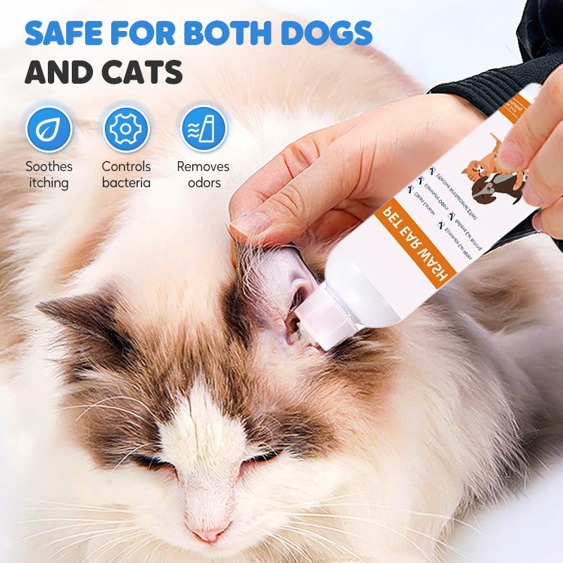 ✨Detergente per orecchie per animali – Formula delicata all'aloe vera, previene infezioni e odori 🌿