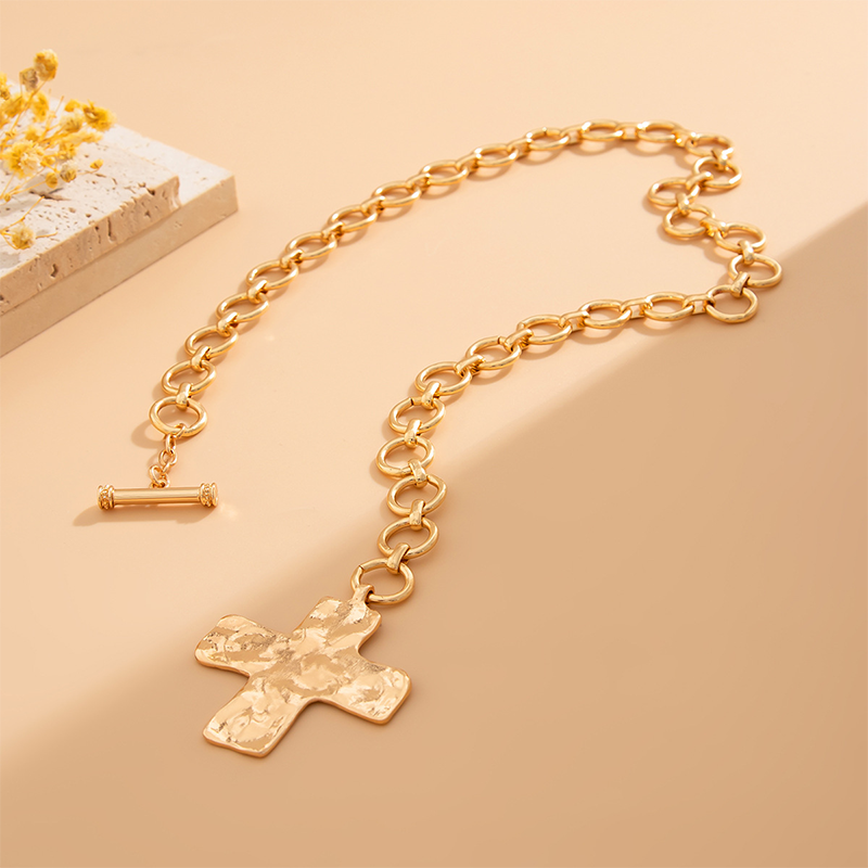 🔥 Mega offerta del Black Friday – 50% di sconto!🔥 Collana vintage con ciondolo a croce etern