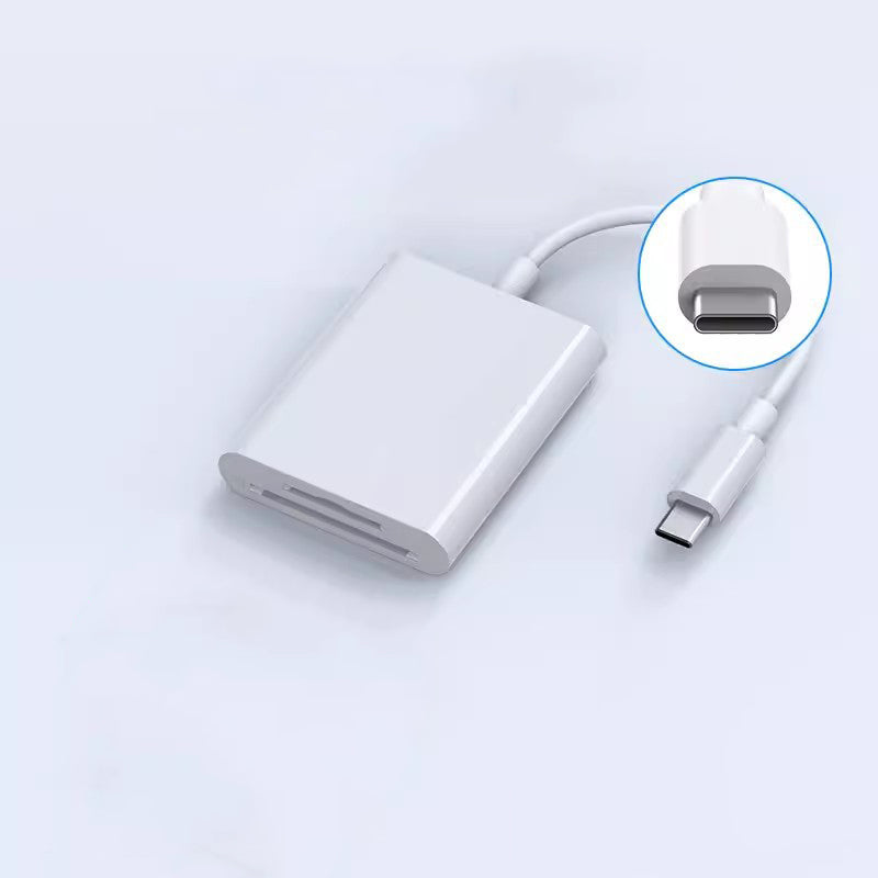 🔌 SCONTO DEL 49%! 📱 Lettore di schede SD 5 in 1 per iPhone, iPad, Android – Doppio adattatore USB-C e Lightning, supporta SD/MicroSD/USB 3.0, trasferimento veloce, plug & play, nessuna app necessaria