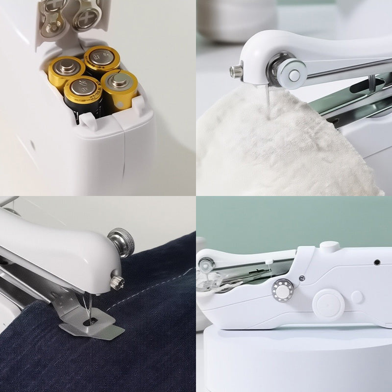 🧵 Mini macchina da cucire elettrica: leggera, portatile e facile da usare!