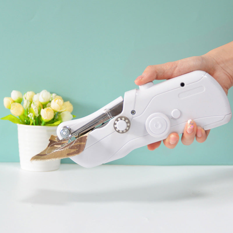 🧵 Mini macchina da cucire elettrica: leggera, portatile e facile da usare!