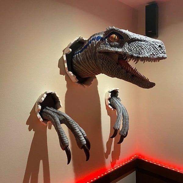 🎉Decorazione murale 3D con dinosaur