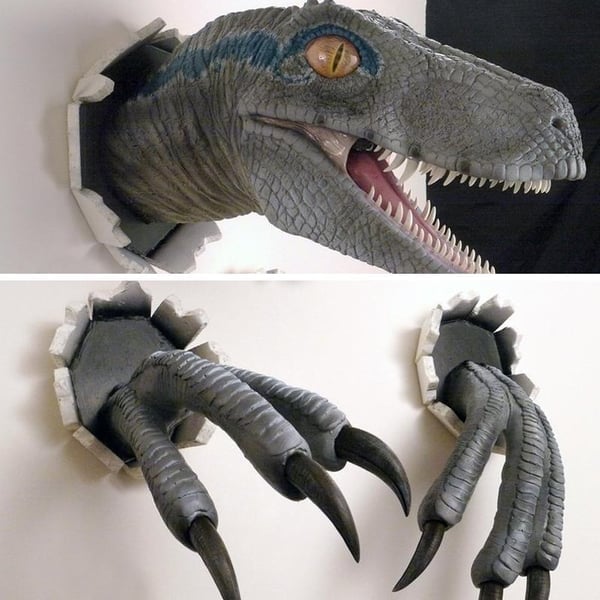🎉Decorazione murale 3D con dinosaur