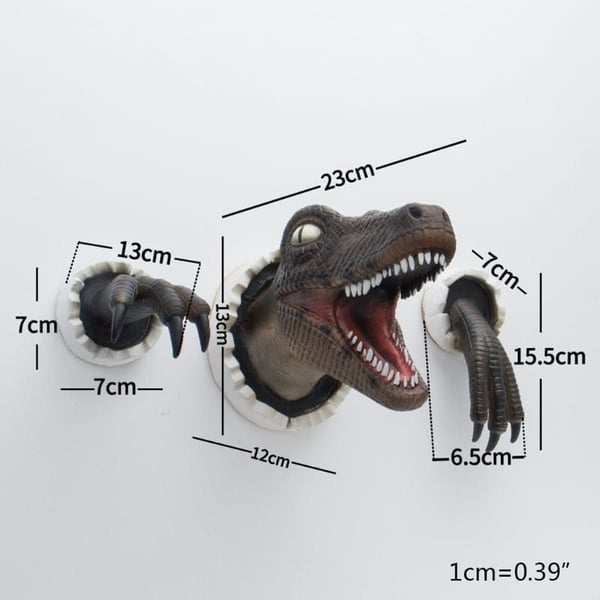 🎉Decorazione murale 3D con dinosaur