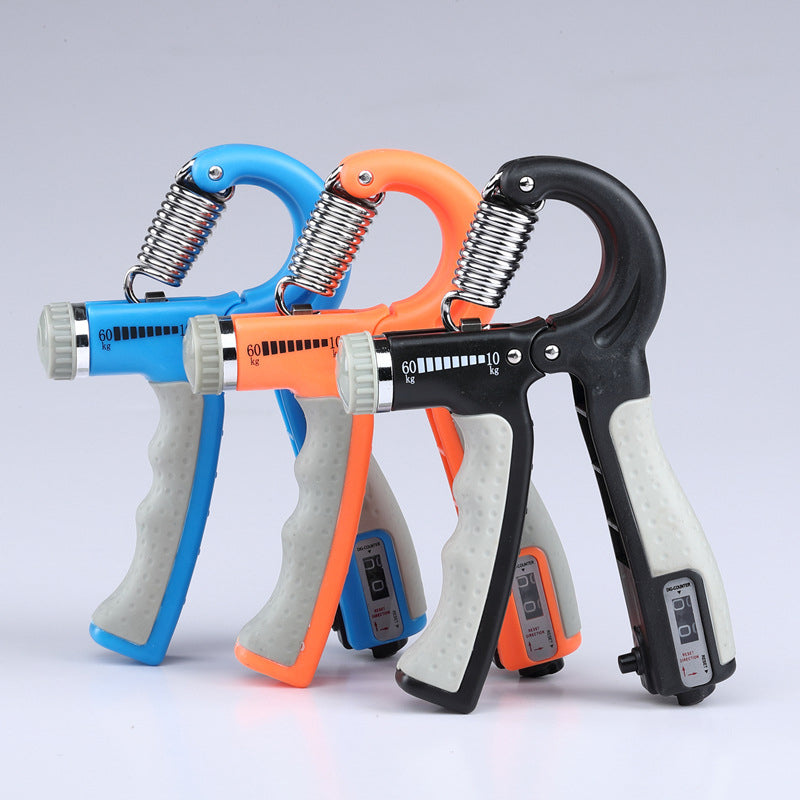 💪 SCONTO DEL 50% ORA! ✨ Allenatore regolabile per la forza di presa della mano – 5 livelli di resistenza, contatore LCD e design portatile
