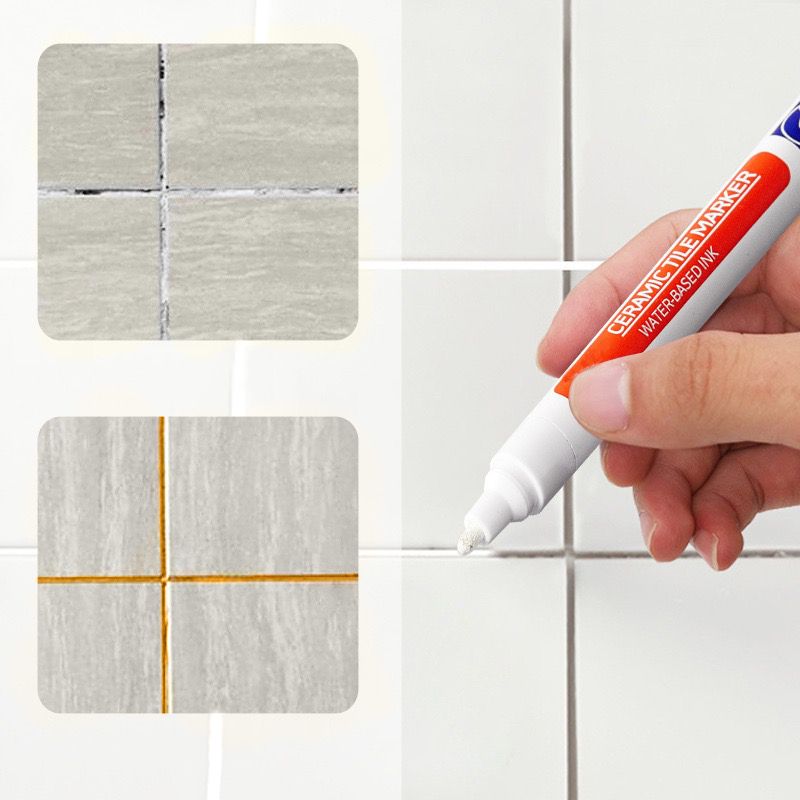✨ Rinnova le fughe delle piastrelle in pochi secondi – Pennarello impermeabile di precisione per la ristrutturazione della casa! ✨