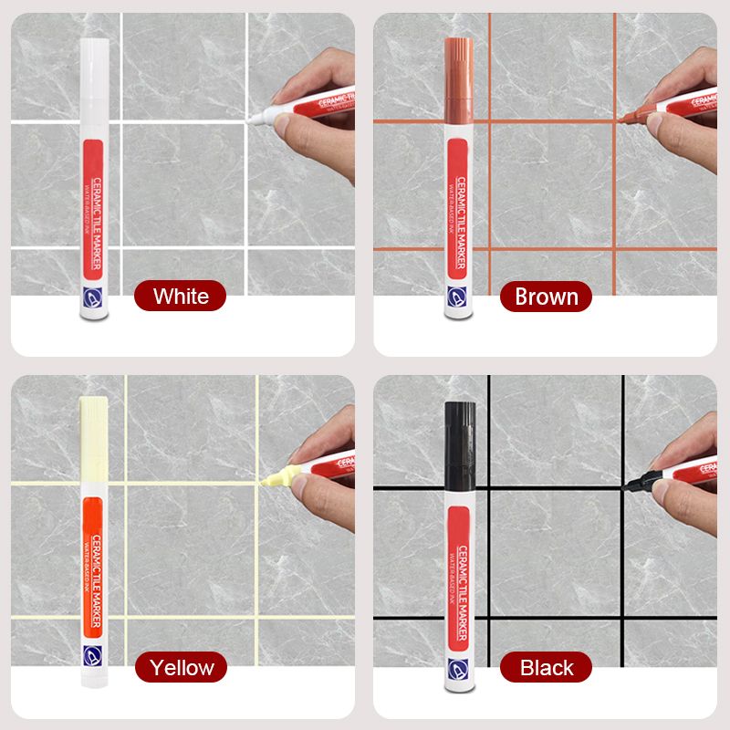 ✨ Rinnova le fughe delle piastrelle in pochi secondi – Pennarello impermeabile di precisione per la ristrutturazione della casa! ✨