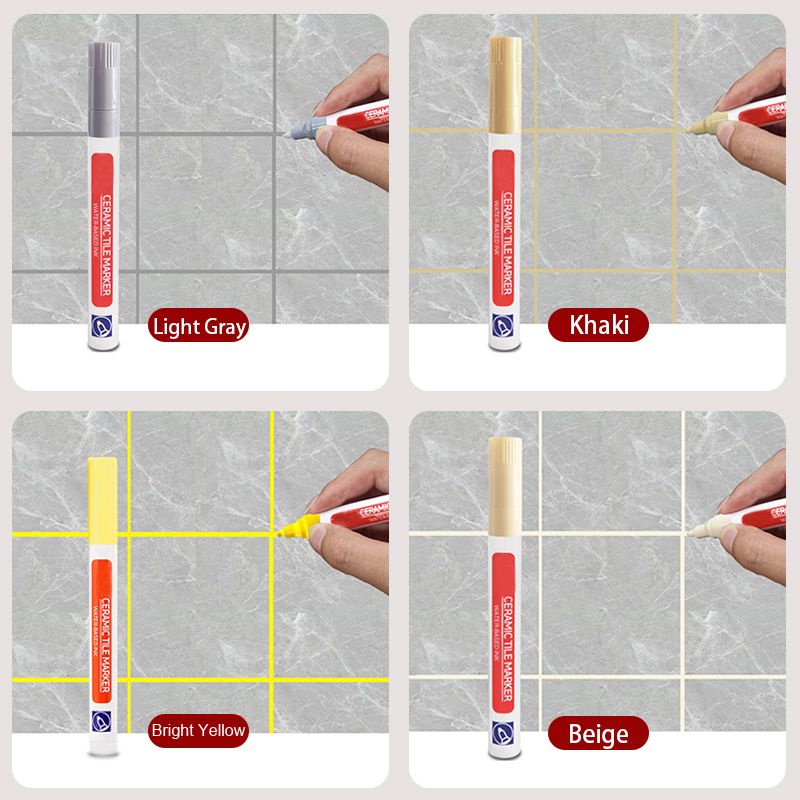 ✨ Rinnova le fughe delle piastrelle in pochi secondi – Pennarello impermeabile di precisione per la ristrutturazione della casa! ✨