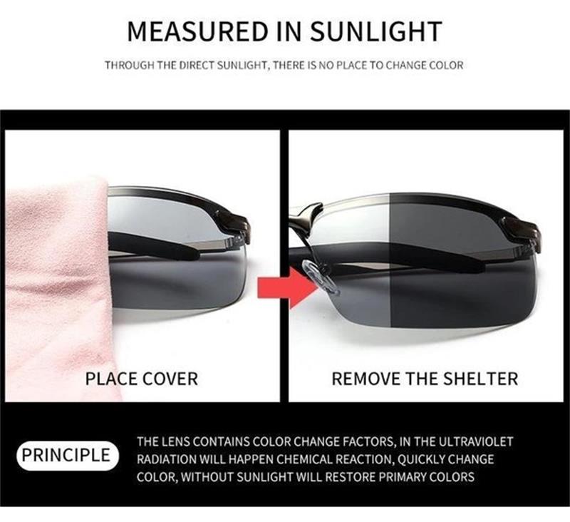 🥳2026 OFFERTA SPECIALE🥳💞Oltre 50.000 paia vendute!🕶️🌦️ Lenti fotocromatiche migliorate! La polarizzazione antiriflesso incontra l'adattamento intelligente alla luce. Una scelta elegante e intelligente per i tuoi occhi. 💎😎