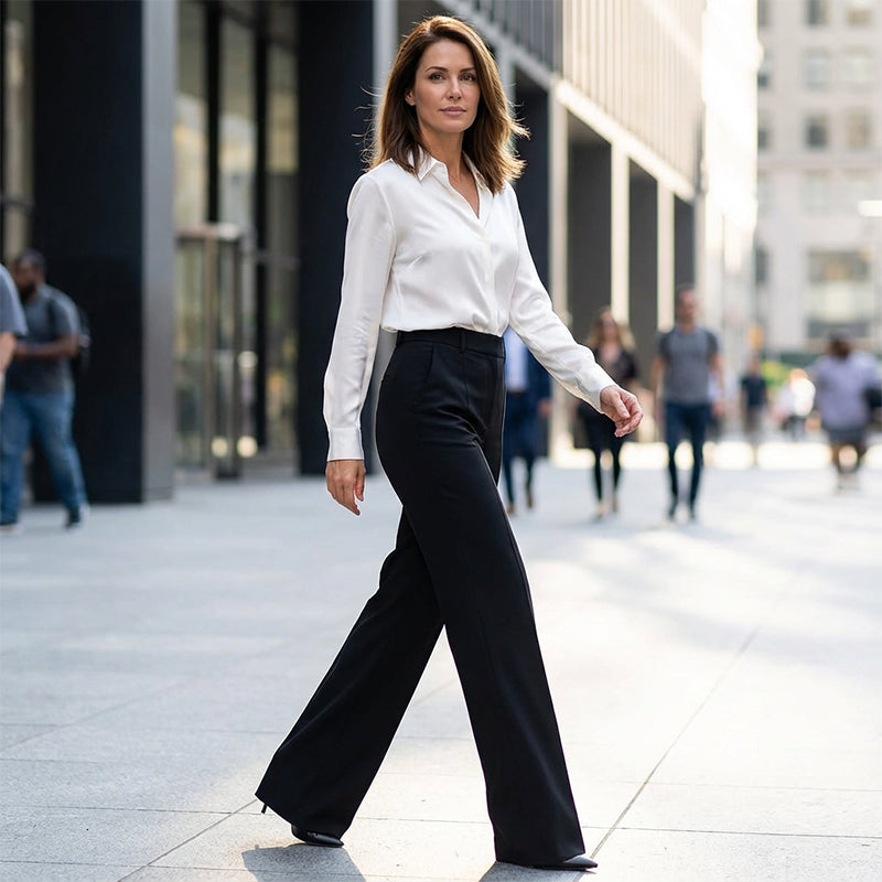 ⌛ Solo ancora 3 giorni – 50% su tutto! ⏰Pantaloni da donna con vita alta