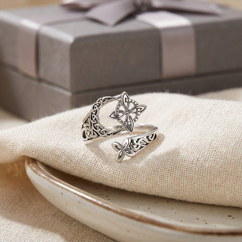 Anello celtico della Trinità – Anello vintage in stile mistico🔮