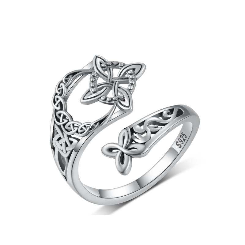 Anello celtico della Trinità – Anello vintage in stile mistico🔮