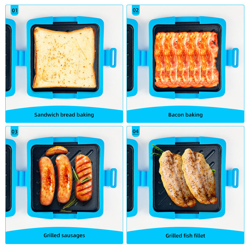 Tostapane a microonde e macchina per sandwich