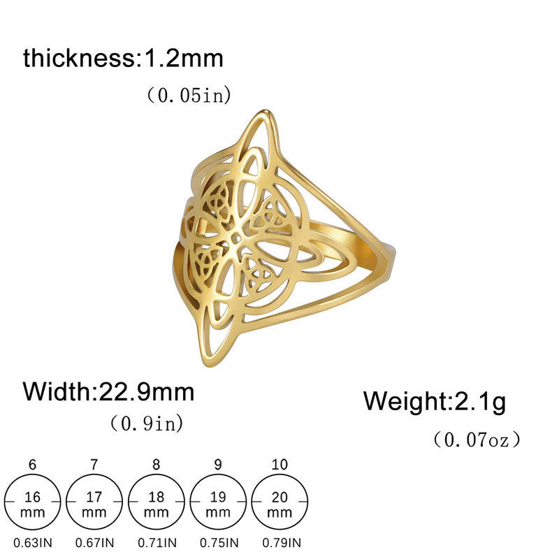 Anello celtico Witch's Knot