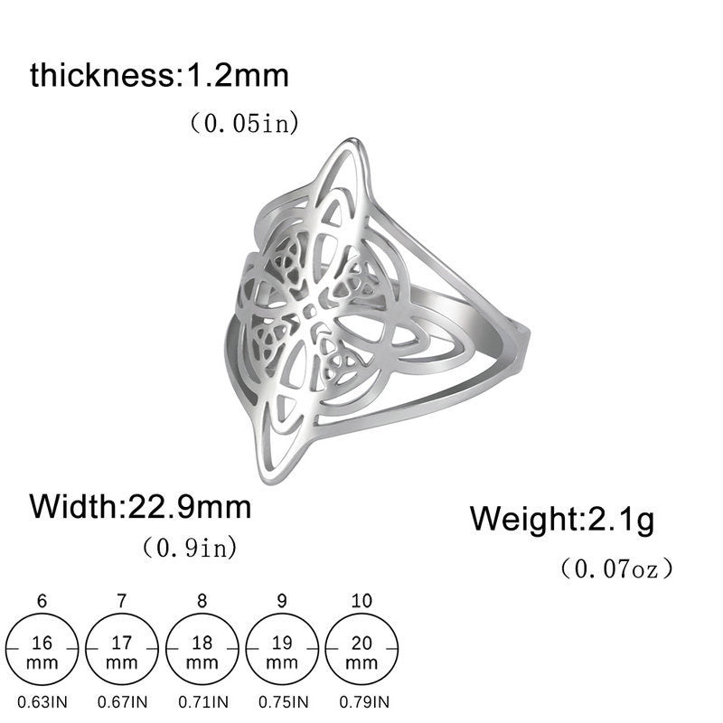 Anello celtico Witch's Knot