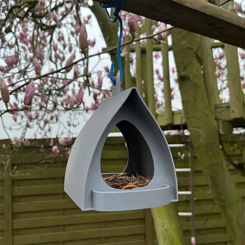 📢📢50%  DI SCONTO !! ⏰Mangiatoia per uccelli da appendere per giardino con tetto🐦