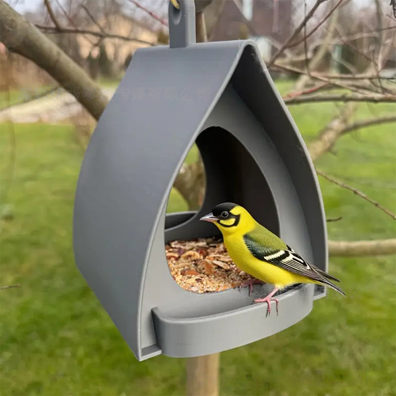 📢📢50%  DI SCONTO !! ⏰Mangiatoia per uccelli da appendere per giardino con tetto🐦