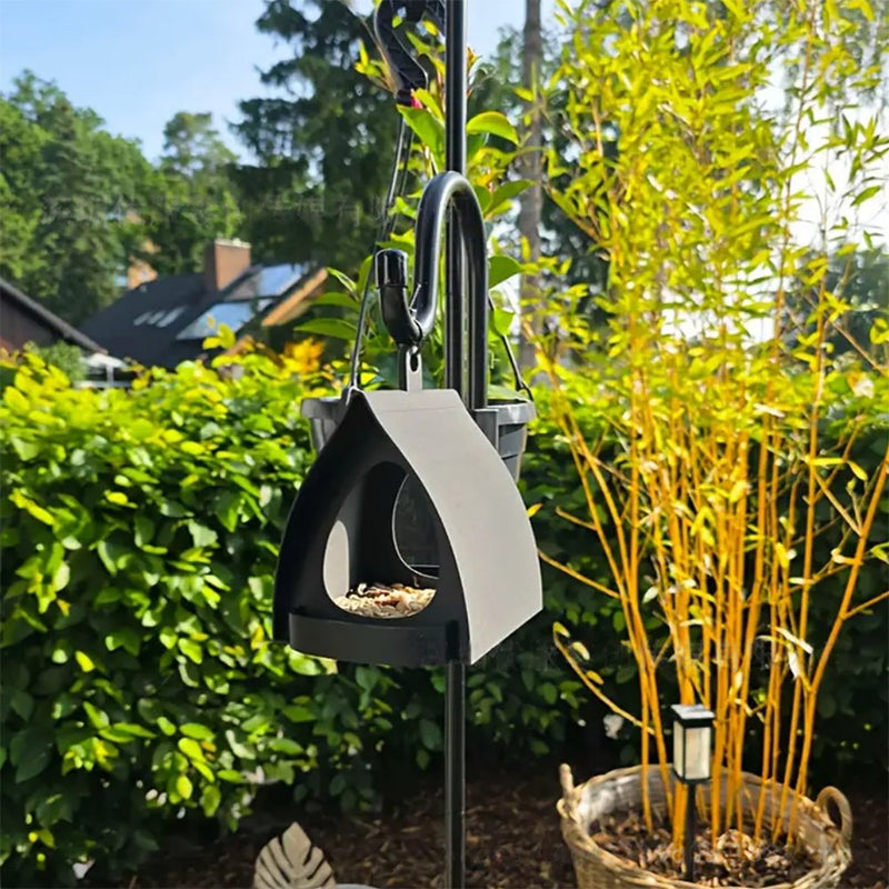 📢📢50%  DI SCONTO !! ⏰Mangiatoia per uccelli da appendere per giardino con tetto🐦