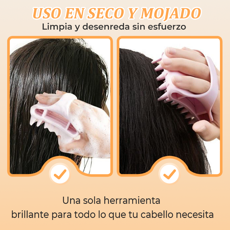 🔥🎁Nuovo 50% DI SCONTO🔥Massaggiatore per cuoio capelluto in silicone