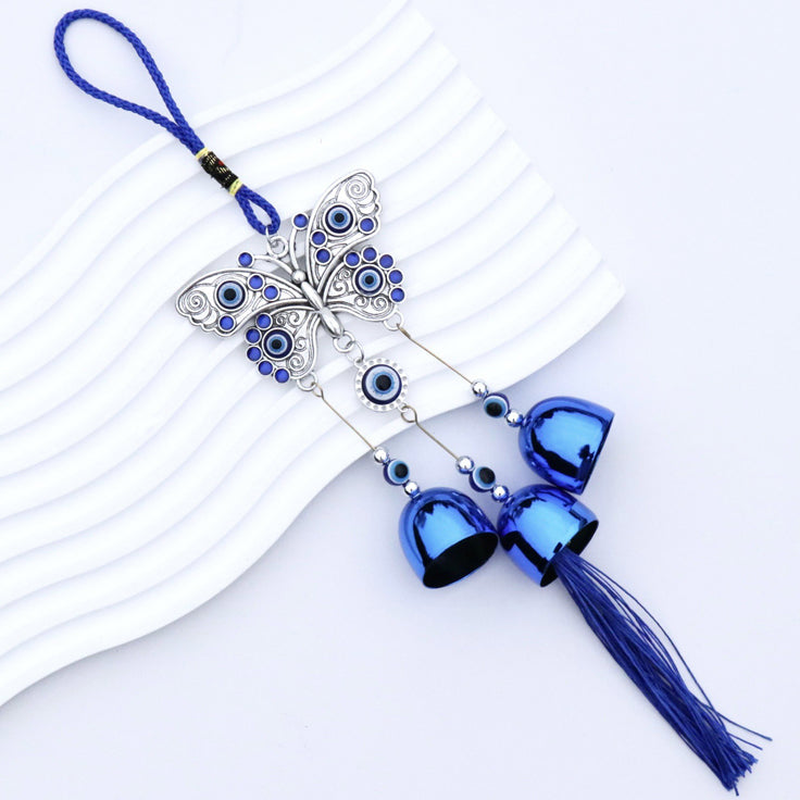 🔮50% DI SCONTO! ✨ Campanella eolica Nazar Amulet – Protezione autentica, suoni rilassanti e simbolismo spirituale per la casa o come regalo 🌬️