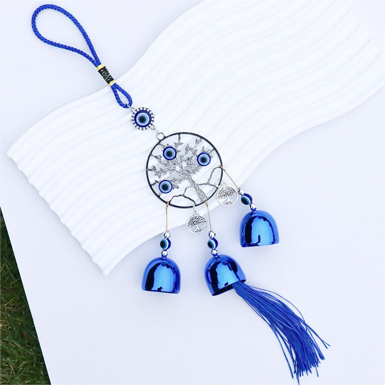 🔮50% DI SCONTO! ✨ Campanella eolica Nazar Amulet – Protezione autentica, suoni rilassanti e simbolismo spirituale per la casa o come regalo 🌬️