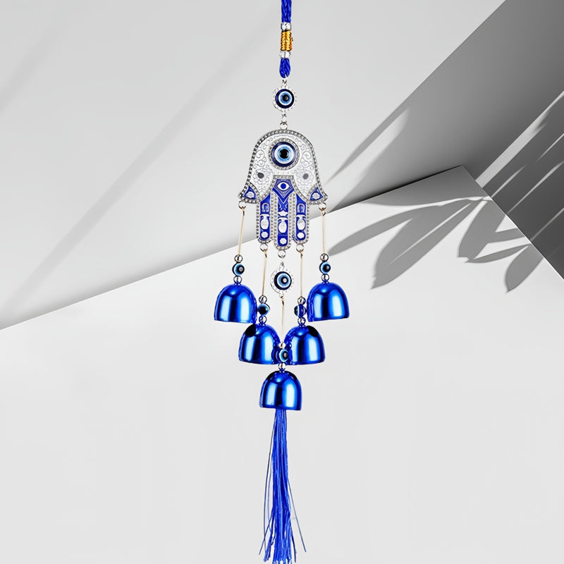 🔮50% DI SCONTO! ✨ Campanella eolica Nazar Amulet – Protezione autentica, suoni rilassanti e simbolismo spirituale per la casa o come regalo 🌬️