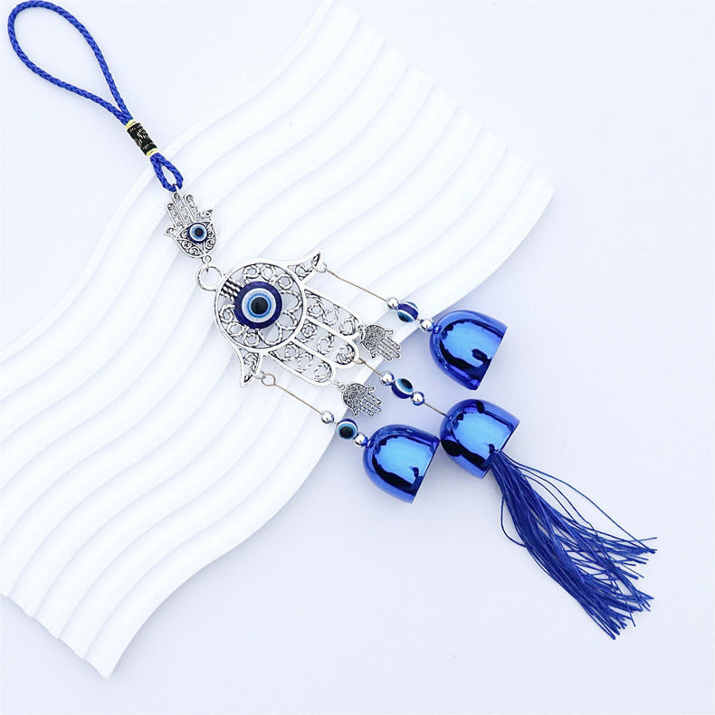 🔮50% DI SCONTO! ✨ Campanella eolica Nazar Amulet – Protezione autentica, suoni rilassanti e simbolismo spirituale per la casa o come regalo 🌬️