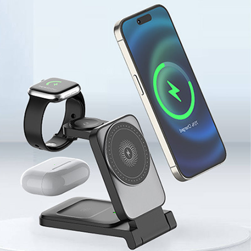 🔥Nuovi arrivi 2026: 50% di sconto per un periodo limitato!🔥Caricabatterie wireless magnetico pieghevole 3 in 1