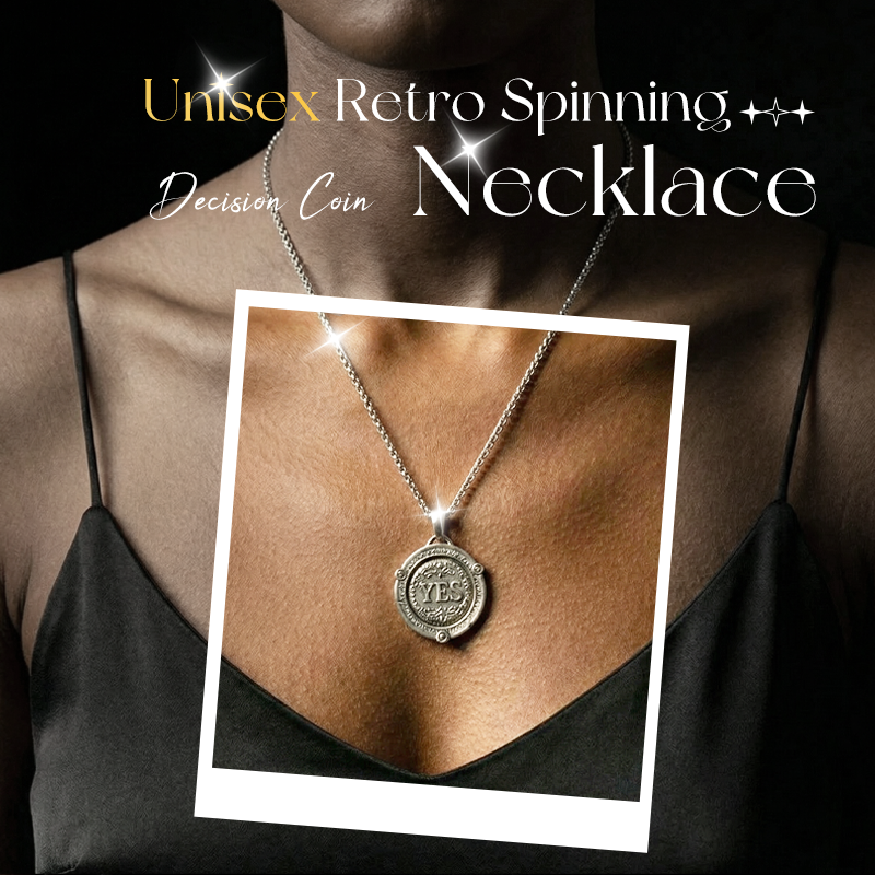 📢📢50% DI SCONTO !!!⏰Collana unisex con moneta da gioco in stile retrò