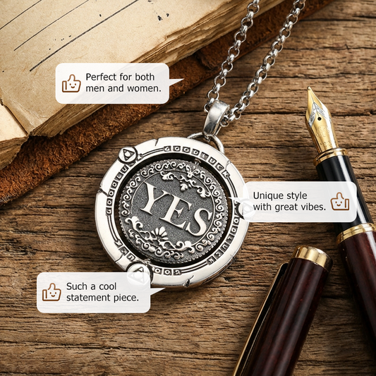📢📢50% DI SCONTO !!!⏰Collana unisex con moneta da gioco in stile retrò