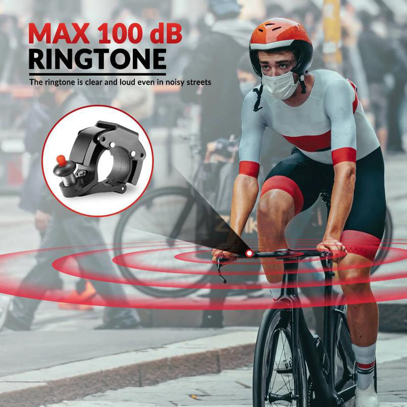 🚲🔔 Campanello da bicicletta in alluminio invisibile – Ideale per le mountain bike, un pratico accessorio per la bicicletta