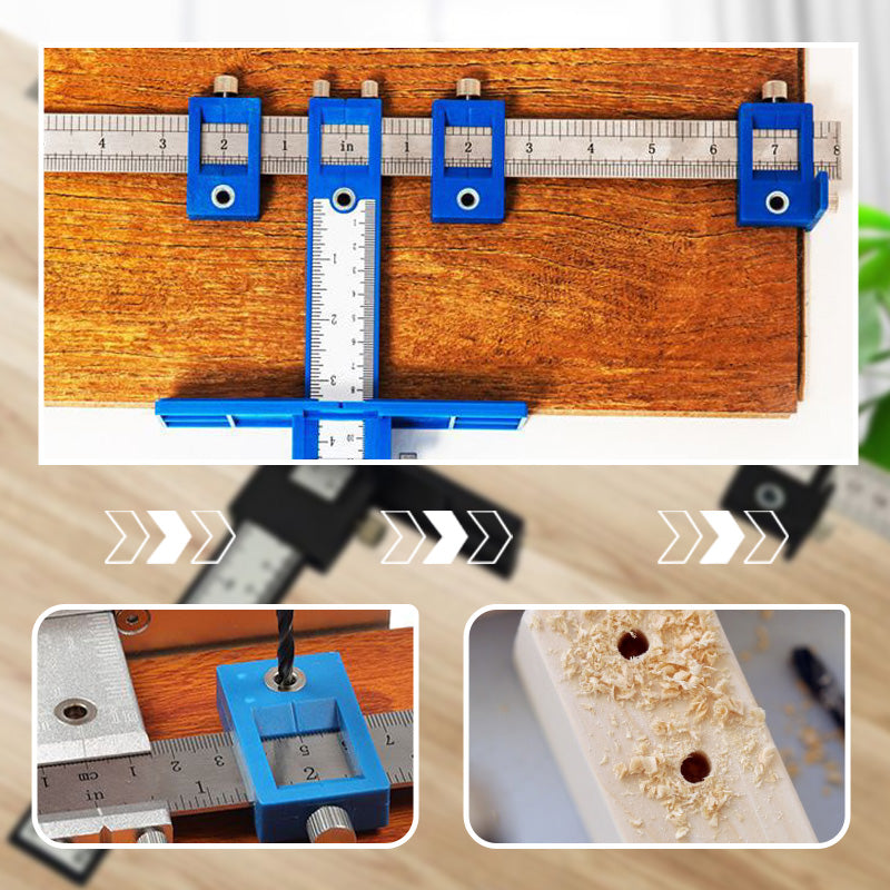 🛠️✨ Oggi a metà prezzo! Maschera di foratura per accessori per mobili — Installazione rapida e precisa 🚪🔧