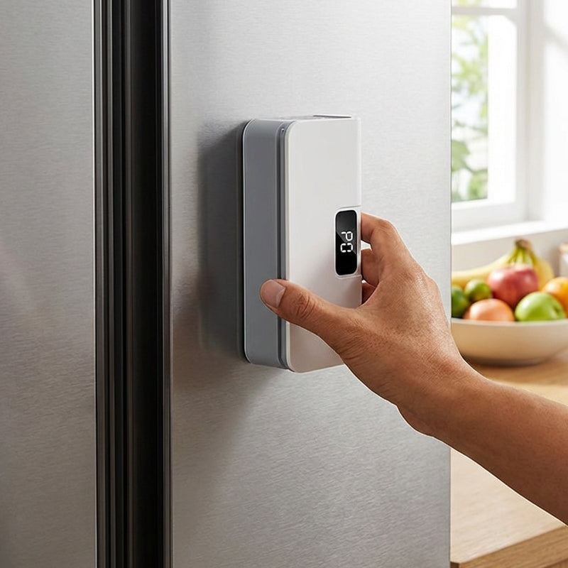 🌞Dai il benvenuto alla primavera con uno sconto del 50%!🔥Sigillatrice per sacchetti ricaricabile 2 in 1 con display | Sigillatrice e taglierina per sacchetti | Magnetica da attaccare al frigorifero (USB-C)