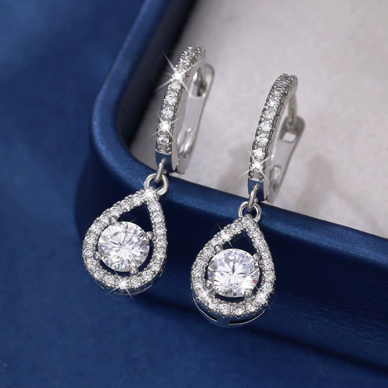 ⏳Sconto del 50% a tempo limitato⏰Eleganti orecchini a cerchio pendenti a goccia💎