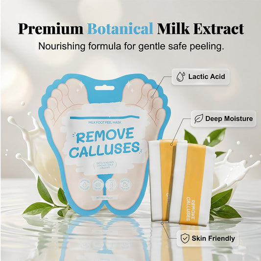 Maschera esfoliante per i piedi per la rimozione dei calli