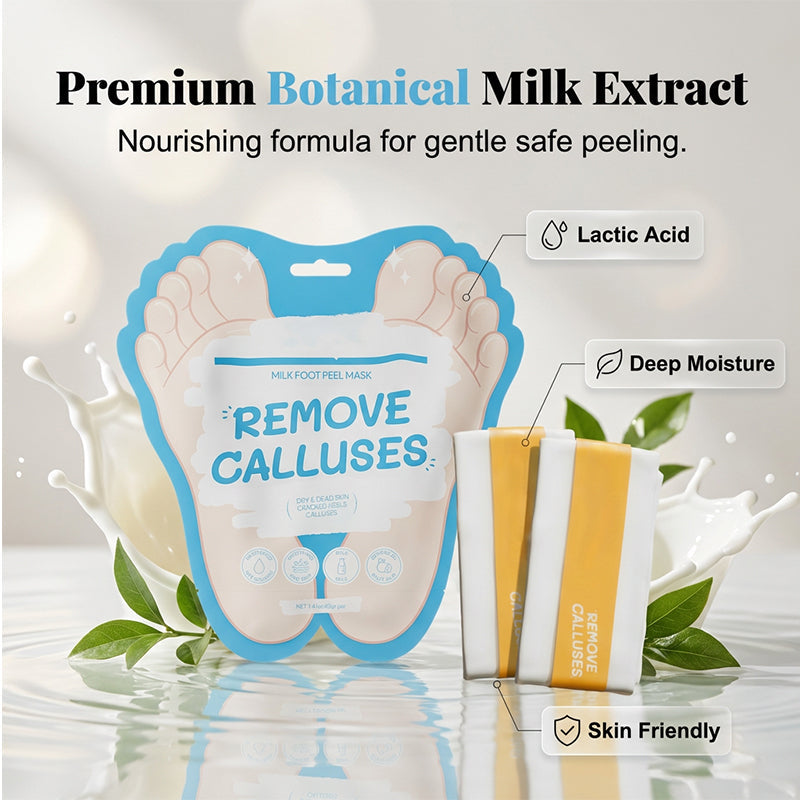 Maschera esfoliante per i piedi per la rimozione dei calli