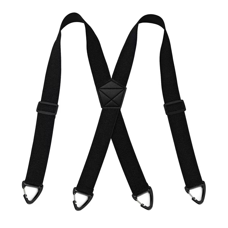 👔 Bretelle da uomo con dorso a X e ganci resistenti – Larghe, regolabili e resistenti, ideali per il lavoro e il tempo libero 🏽