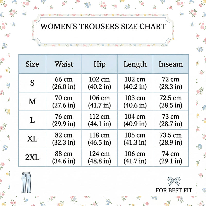 🔥Offerte speciali - Pantaloni a gamba larga con stampa floreale da donna