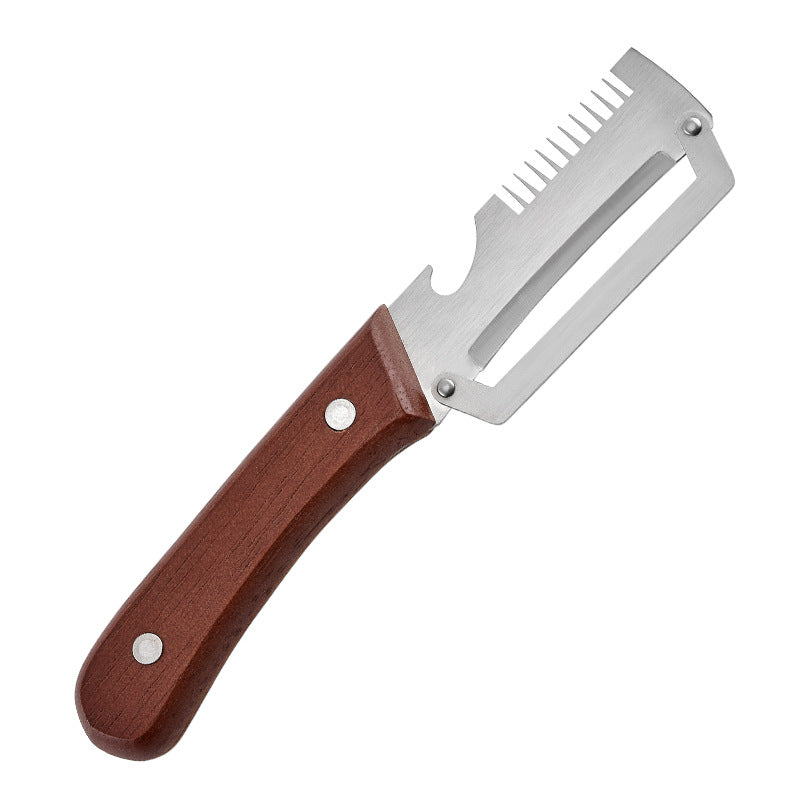 Utensile da cucina 3 in 1 per sminuzzare e pelare i cipollotti