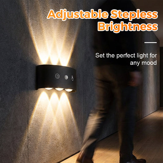 💡 SCONTO DEL 50%! 🔋 Luce notturna a LED ricaricabile con sensore di movimento – Luminosità regolabile, supporto magnetico e perfetta per corridoi, scale e camere da letto 🌙