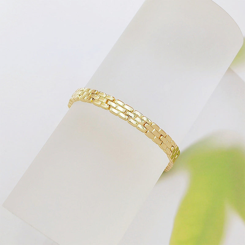 ✨ SCONTO DEL 50% A TEMPO LIMITATO! ✨ Bracciale a maglie geometriche – Minimalista, moderno, delicato 🔷
